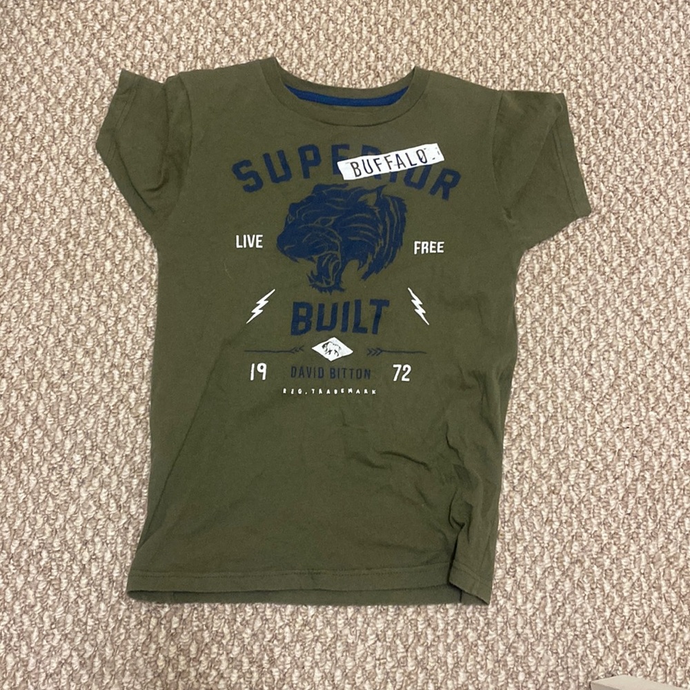 David Button Shirt Youth medium